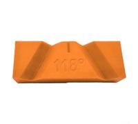 Plantilla manual de guía de afilado de brocas para amoladora de banco, restaura ángulos de 118° y 135°, accesorio de polímero resistente al desgaste para metalurgia y mantenimiento de herramientas de