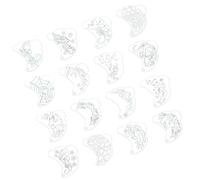 Plantilla multifuncional para decoración de dibujo, textura de PET, plantilla de diseño facial, adecuada para eventos y proyectos, accesorio de pintura facial