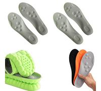Plantilla Ortopédica Revolucionaria, 2 Pares De Plantillas De Nube 4D, Plantillas Ortopédicas De Espuma Viscoelástica Transpirable Para Mujeres Y Hombres, Zapatillas Deportivas (Green,35-36)