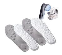 Plantilla ortopédica revolucionaria, plantillas ortopédicas de espuma con memoria 4d para zapatos, plantillas de alta elasticidad y absorción de impactos (39-40,gray+2 pairs)