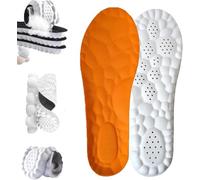 Plantilla ortopédica revolucionaria precisa, plantilla ortopédica de espuma viscoelástica 4D transpirable que absorbe los golpes, plantilla transpirable que absorbe los golpes, protección suave del pi