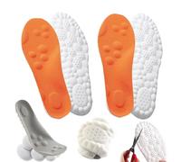 Plantilla ortopédica revolucionaria precisa, plantillas ultra cómodas, plantilla de masaje Acupoint para mujeres y hombres (37-38,2 Pairs Orange)