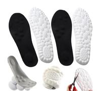 Plantilla ortopédica revolucionaria precisa, plantillas ultra cómodas, plantilla de masaje Acupoint para mujeres y hombres (35-36,2 Pairs Black)