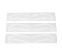 Plantilla para cejas, 150 hojas de adhesivo desechable para dar forma a las cejas, adhesivo para plantilla de cejas respetuoso con la piel, práctico kit de plantilla para cejas