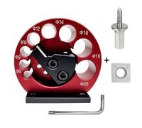 Plantilla para hacer pasadores CNC, hoja de carburo de aleación de aluminio, taladro eléctrico ajustable, cortador de pasadores con clavo y hoja para muebles de carpintería DIY