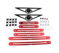 Plantilla para peldaños de escalera para una escalera duradera, flexible y precisa, 45 x 18 x 6 cm, banda de rodadura de metal y madera una vez que tus medidas estén completas para manualidades