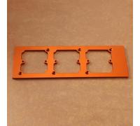 Plantilla para una colocación precisa de enchufes de tipo 86 en superficies de madera con compatibilidad para recortar enrutadores (F)