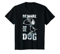 Plantilla Peanuts Snoopy Beware of Dog, Divertida, guardián, LOL, años 90 Camiseta