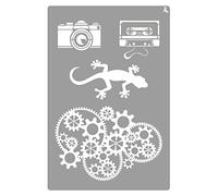 Plantilla Stencil St-10 Indie 20X30 CM La Pajarita Especial Para Chalk Paint y Pintura Tela