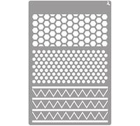 Plantilla stencil st-14 textures 20x30 cm la pajarita especial para ch