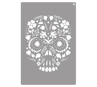 Plantilla Stencil St-15 Skull 20X30 CM La Pajarita Especial Para Chalk Paint y Pintura Tela