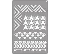 Plantilla stencil st-21 geometric 20x30 cm la pajarita especial para c