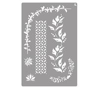 Plantilla Stencil St-27 Ornaments 20X30 CM La Pajarita Especial Para Chalk Paint y Pintura Tela