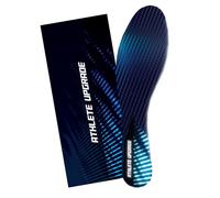 Plantillas aeroespaciales de fibra de carbono de alto rendimiento para deportes (par) - Edición Blue Metal Wires (42)