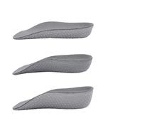 Plantillas Altura Hombre Plantillas invisibles de 3,5 cm for aumentar la altura media suela, for calzado deportivo, for hombres y mujeres(Grey,1.5cm)