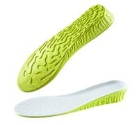 Plantillas Altura Hombre Plantillas invisibles for aumentar la altura, de 1,5 a 3,5 cm, con espuma viscoelástica naranja, transpirables y cómodas.(Green 1.5cm,EU39-40(250mm))