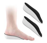 Plantillas Altura Hombre y Mujer, Espuma de la Memoria Respirable Para Aumenta Altura Alzas Para Zapatos Comfort Increase Insoles Plantillas Memory Foam Altura Invisible (3.5cm)