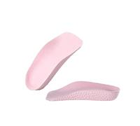 Plantillas Altura Plantillas for aumentar la altura del soporte arco, 3,5 CM, 2, 1, medias almohadillas, ortopédicas, transpirables, espuma viscoelástica, levanta el de los pies(Pink,1.5CM)