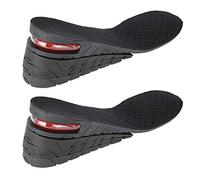 Plantillas Alzas para Zapatos, Plantillas de Aumento de Altura Ajustable de 3 a 7,5 cm, Plantillas de Altura de talón de elevación de talón Unisex PU con Cojín de Aire Cómodas (04# 4 Layers)