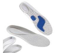 Plantillas atléticas para hombre, 1 par de insertos para tenis, plantillas antifatiga, plantillas ortopédicas de soporte de alto para botas de trabajo, zapatillas de senderismo
