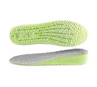 Plantillas Aumenta Estatura Plantillas elevadoras for zapatos PU espuma de partículas arroz transpirable suave senderismo protege(3.5cm Green,EU 41-42)