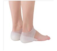 Plantillas Aumento De Estatura Invisible Altura Aumentar Calcetines de Silicona Almohadillas de Tacón de Gel Pads Ortopédico Soporte de de Tacón Cojín Soles Plantillas Pie Masaje Unisex Pad Plantillas