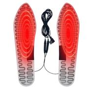 Plantillas Calefacción USB - Plantillas Calentadoras Con Película 5V Calentadores De Pies Exteriores, Calentador De Pies Recargable, Plantillas Calentadoras Para Hombres, Calentador Eléctrico Ra