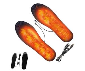 Plantillas Calefactables para Botas | Recargables Por USB Y Reutilizables | Inserción De Aislamiento Térmico Para Calentar Los Pies - Para Exterior Caza Camping Esquí Trabajo Senderismo Desplazamiento