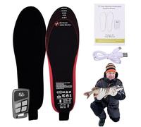 Plantillas Calefactables para Zapatos 3500Mah - Inserción Robustas Calentadoras | 3 Modos Control Remoto para Senderismo Trabajo Exterior Motociclismo Camping Ciclismo Esquí
