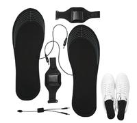 Plantillas Calefactables Recargables - 4000mAh USB Carga | Material EVA Suave - Plantilla Eléctrica Recortable para Botas Invierno Caza Senderismo Camping Deportes Outdoor Hombre Mujer