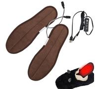 Plantillas Calentadas Eléctricas, Plantillas Calentadas Recargables Por USB Para Mujeres Y Hombres, Calentador De Pies Con 3 Engranajes Ajustables, Plantillas Calentadas Para Zapatos De Invierno