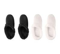 Plantillas Cálidas, Extraíbles y Cálidas Forros de Piel para Crocs Plantillas de Piel de Repuesto Forros para Zapatos con Agujeros para Interiores y Exteriores (Talla L, 9,5-11,5)