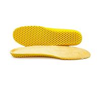 Plantillas Cálidas plantillas de cachemira gruesa gruesas espesas suaves y transpirables zapatos deportivos de invierno interior de revestimiento interior soles Plantillas Memory Foam(Yellow,27.5cm EU