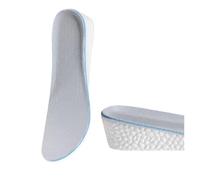 Plantillas de absorción impactos for aumentar la altura los pies, almohadillas for zapatos crecimiento, 1 par Para hombres y mujeres(3.5CM-Grey blue,EU39)