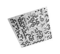 Plantillas de acero inoxidable reutilizables con diseño de camuflaje, plantillas reutilizables para detalles precisos del modelo y creación artística