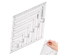 Plantillas de acolchado con forma de rombo de 60 grados, herramienta de plantilla para manualidades, decoración del hogar, bordado, tela, arte, diseño de disfraces, hecho a mano