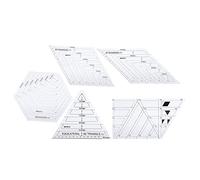 Plantillas de acolchado de regla de patchwork, ligeras y duraderas para artesanos de costura