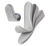 Plantillas De Altura Elevadora Plantillas Altura Hombre y Mujer Plantillas Para Aumenta Altura Alzas Para Zapatos Comfort Increase Insoles Memory (2.5CM, 37-38)