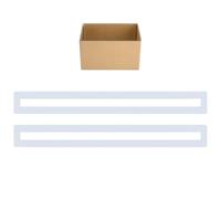 Plantillas de aparcamiento para pintura, 4 x 92 pulgadas, plegable, reutilizable, plantilla de estacionamiento | Herramienta de marcado de precisión para centros comerciales de construcción, cestas