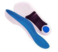 Plantillas de apoyo para el del pie, 2 plantillas de masaje para zapatos de apoyo para pies planos y sobrepronación, bajo, mejora el equilibrio y la