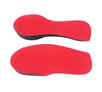 Plantillas de Apoyo para Hombres y Mujeres, 2 uds., Plantillas Ortopédicas para Fascitis Plantar EVA para Pies Planos, Talón, Espuelas, Alivio del Dolor en los Pies, Rojo (L)