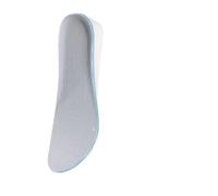 Plantillas de aumento de altura de 1,5 a 3,5 cm para pies con absorción de golpes, plantillas de soporte de arco para zapatos para hombre y mujer, plantilla para suela de zapatos (1,5 cm, gris y azul