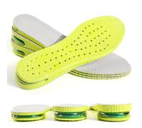 Plantillas de aumento de altura de 1,5 cm a 3 cm, plantillas de zapatos más altos para hombres y mujeres, alivia el dolor de pies, 1 par