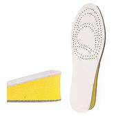 Plantillas de aumento de altura para hombres y mujeres, plantillas interiores invisibles elevadas, almohadillas de absorción de golpes, combate el olor de los pies, cojín del talón inserto de