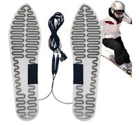 Plantillas de calefacción eléctrica, plantillas calentadoras de pies con película de 5 V, calentamiento rápido, cómodas y duraderas para hombres y mujeres, botas de caza para deportes al aire libre de