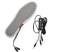 Plantillas de calefacción eléctricas, 1 par de plantillas térmicas con enchufe USB, para invierno y otoño, calefacción uniforme para mujeres y hombres, para interiores y exteriores, lavables,