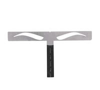 Plantillas de cejas, Stainess Steel Eyebrow DIY Stencil Ceja Herramienta de Guía de Dibujo Medición Tatuaje Maquillaje Proporción de Oro Proporción(# 1)