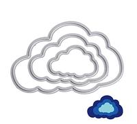 Plantillas de corte de acero al carbono con diseño de nubes, para álbumes de recortes, tarjetas de manualidades, troqueles de corte de metal, para álbumes de recortes, tarjetas de álbumes de recortes