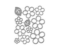 Plantillas de corte de acero al carbono para niños, tarjetas de invitación, álbumes de recortes, invitaciones de fiesta, troqueles de corte de flores para hacer tarjetas