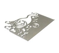 Plantillas de corte de invitación de Navidad, molde de acero al carbono para estampillas, manualidades, decoración, troqueles de corte de metal para álbumes de recortes